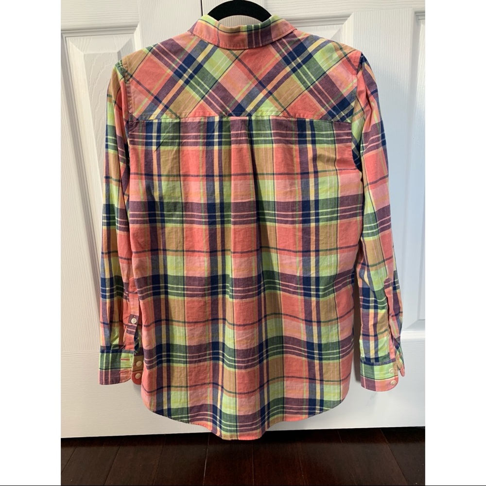 JCrew Factory Multicolor Button Down - Picture 2 of 2